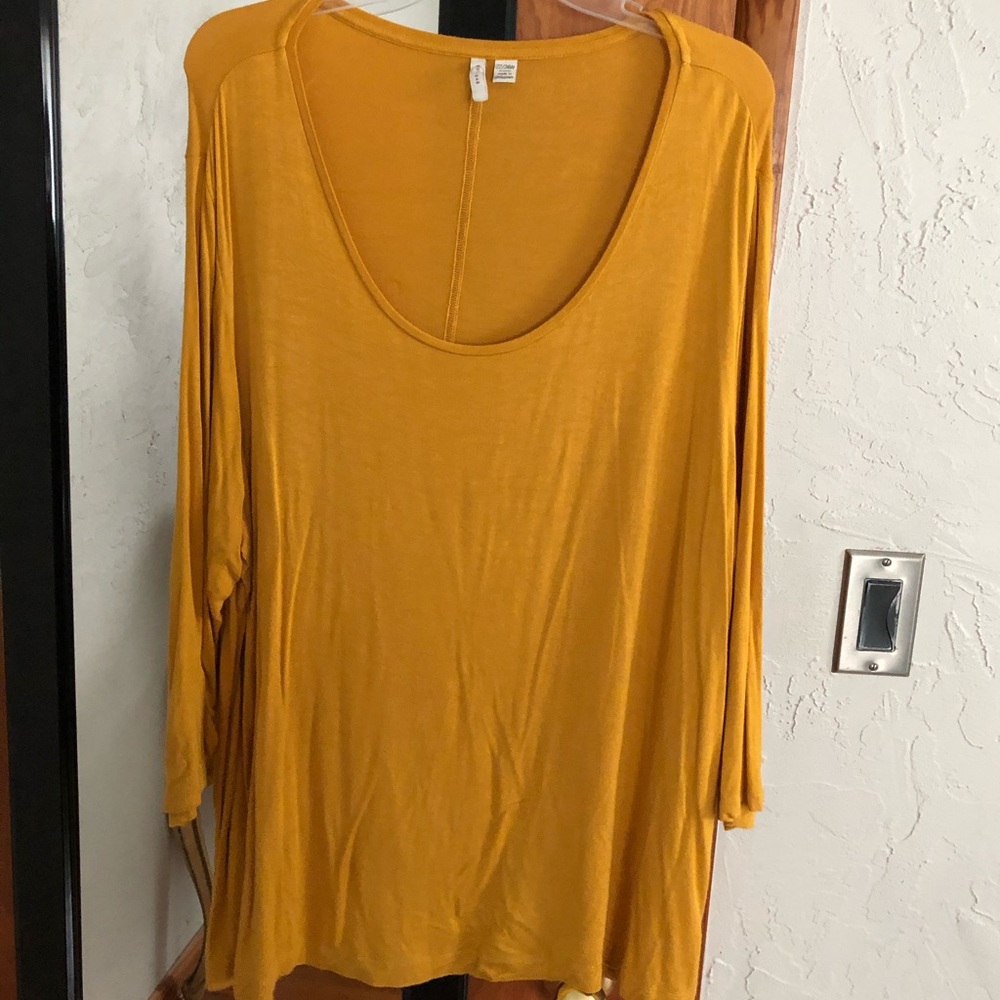Mustard long sleeve shirt